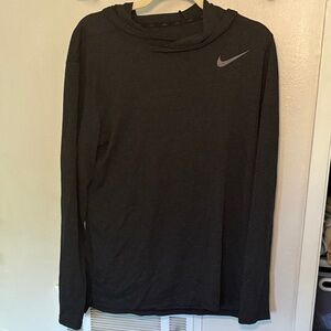 Nike Charcoal Gray Long Sleeve Top